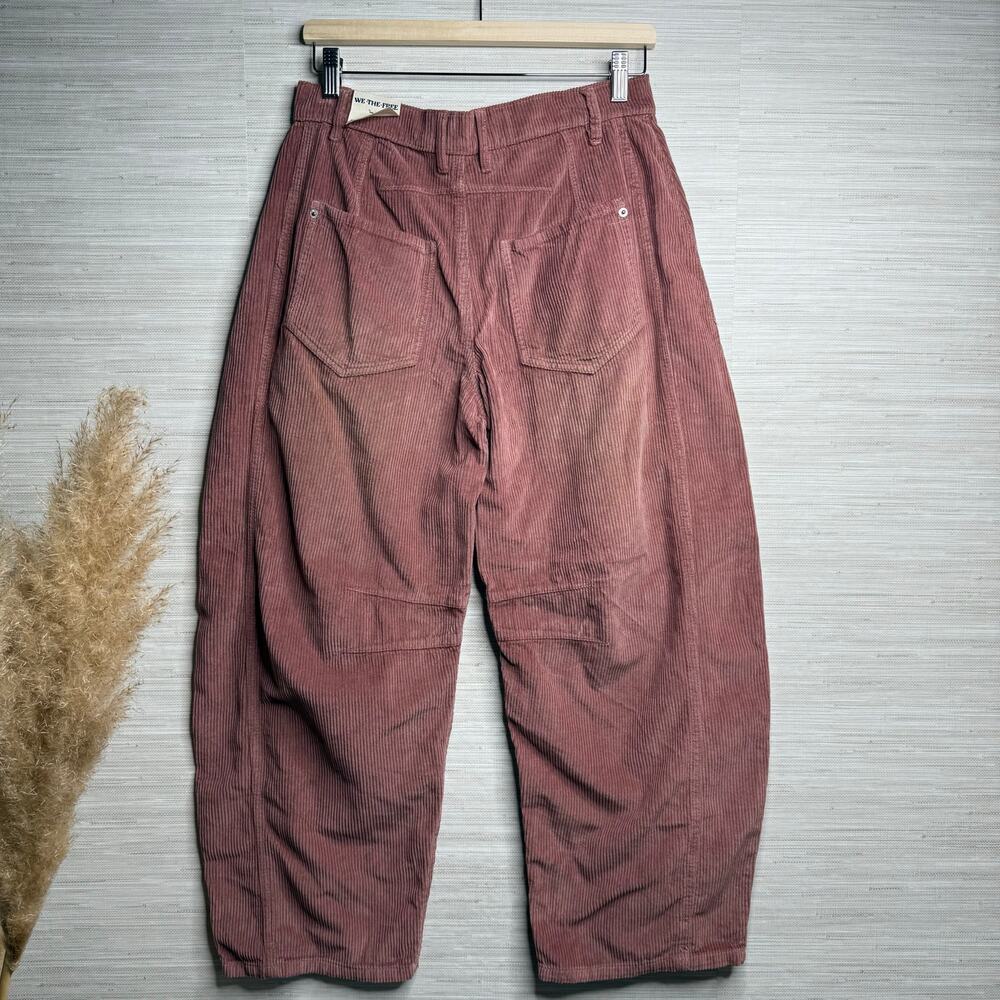 Free People barrel jeans corduroy We The Free pants boho wide-leg streetwear - Picture 5 of 8